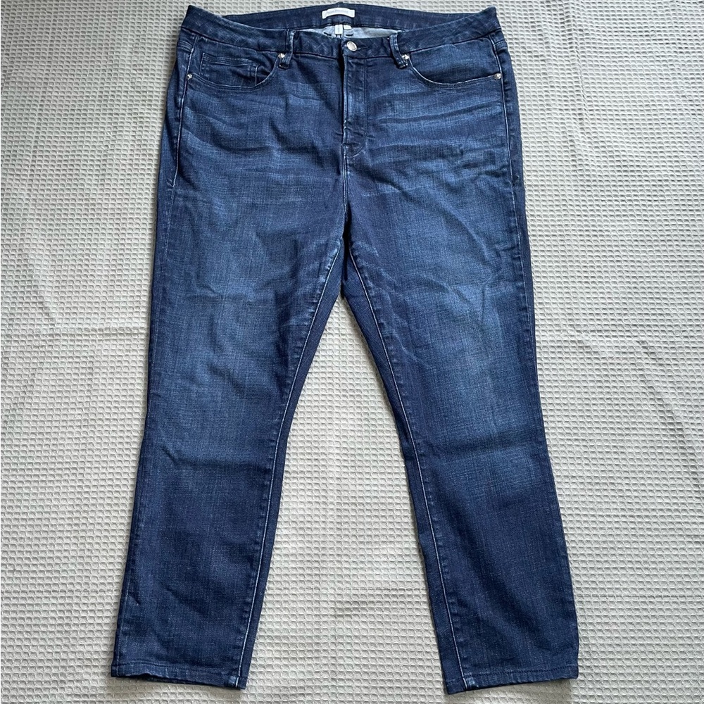 Good‎ American Skinny Jeans 18 Good Legs High Rise Dark Wash Stretch